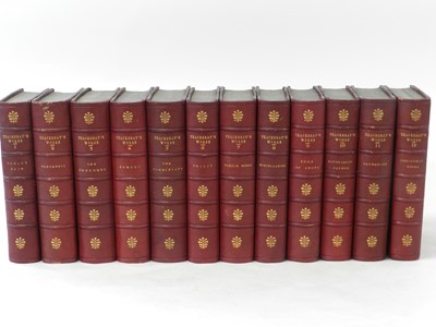 Lot 42 - THACKERAY, William Makepeace, Works, 12 vols,...