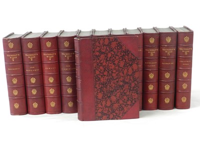 Lot 42 - THACKERAY, William Makepeace, Works, 12 vols,...