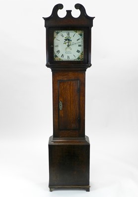 Lot 476 - An early 19th century oak, 30-hour, longcase clock