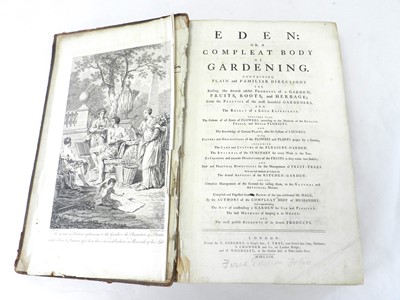 Lot 72 - HILL, Sir John, Eden, or a Compleat Body of Gardening. 1st edn 1757
