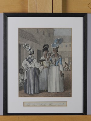 Lot 196 - A pair of 19th century lithographs of West Indian life