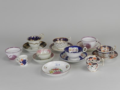 Lot 409 - A collection of early 19th century English teawares