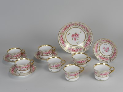 Lot 418 - A Davenport tea service, circa 1825