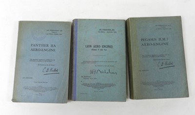 Lot 57 - HANDBOOKS FOR PANTHER 11A Aero-Engine, 2nd edn....