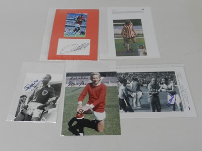 Lot 63 - STANLEY MATTHEWS, signed photograph, with...