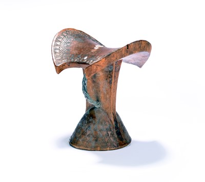 Lot 276 - An African, probably Ethiopian, carved headrest