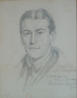 Lot 327 - Charles Medelssohn Horsfall (British-German 1865-1942) Portrait of Harold Tivey