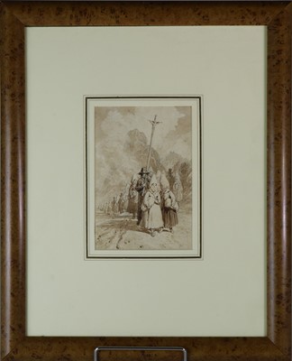 Lot 120 - George Robert Lewis (British, 1782-1871) Procession of St Gilpin