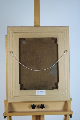 Lot 293 - B.L. Hold (British 19th-20th Century), Mother and Daughter Gathering Kindling