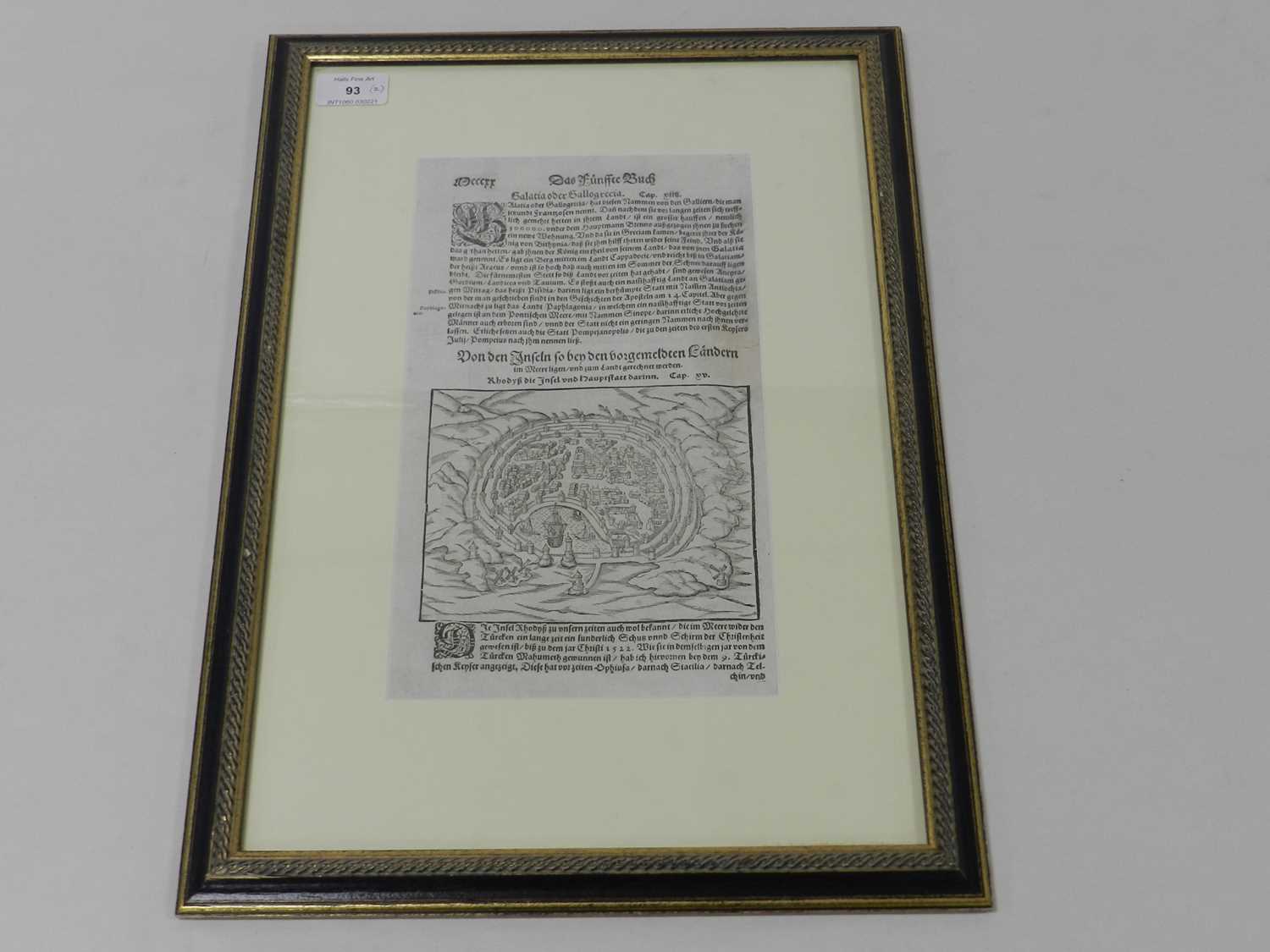 Lot 93 - LEAF FROM AN EARLY GERMAN BOOK, late 16th or...