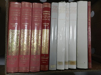 Lot 112 - VCH CAMBRIDGE & the Isle of Ely, vols 1-9 with...