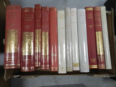 Lot 110 - VICTORIA COUNTY HISTORY OF ESSEX, vols 1-10...