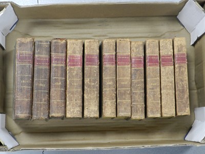 Lot 104 - METHODIST MAGAZINE 1804-1814. 11 vols with...