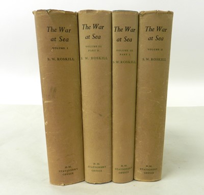 Lot 137 - ROSKILL, Captain S.W, The War at Sea, 4 vols...