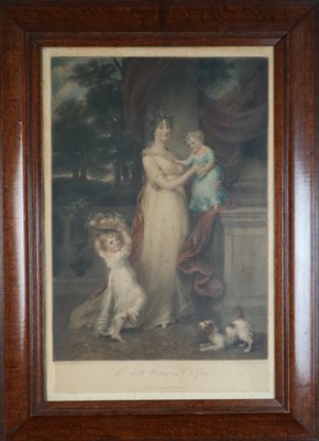 Lot 308 - Three Prints inc. Engraving after J Russell (19th Century), Mrs Scott Waring