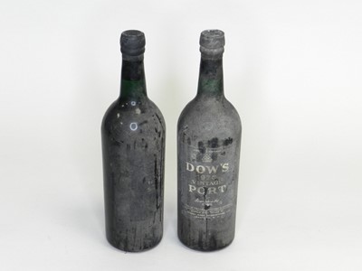 Lot 257 - Two bottles of Dows vintage port, 1970