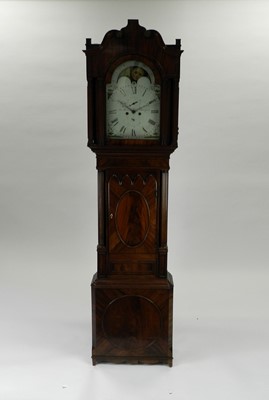 Lot 263 - A Victorian mahogany, 8-day, longcase clock, by 'Jn Parr, Liverpool'