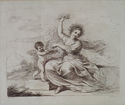 Lot 122 - Two works by Francesco Bartolozzi (1727-1815) after Guercino