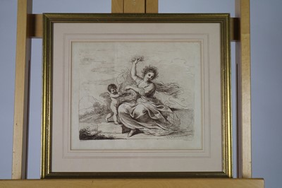 Lot 122 - Two works by Francesco Bartolozzi (1727-1815) after Guercino