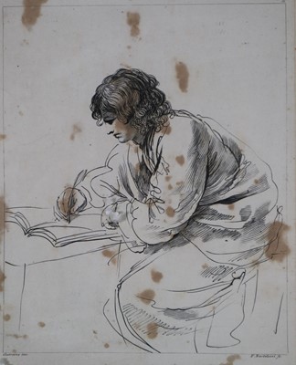 Lot 122 - Two works by Francesco Bartolozzi (1727-1815) after Guercino