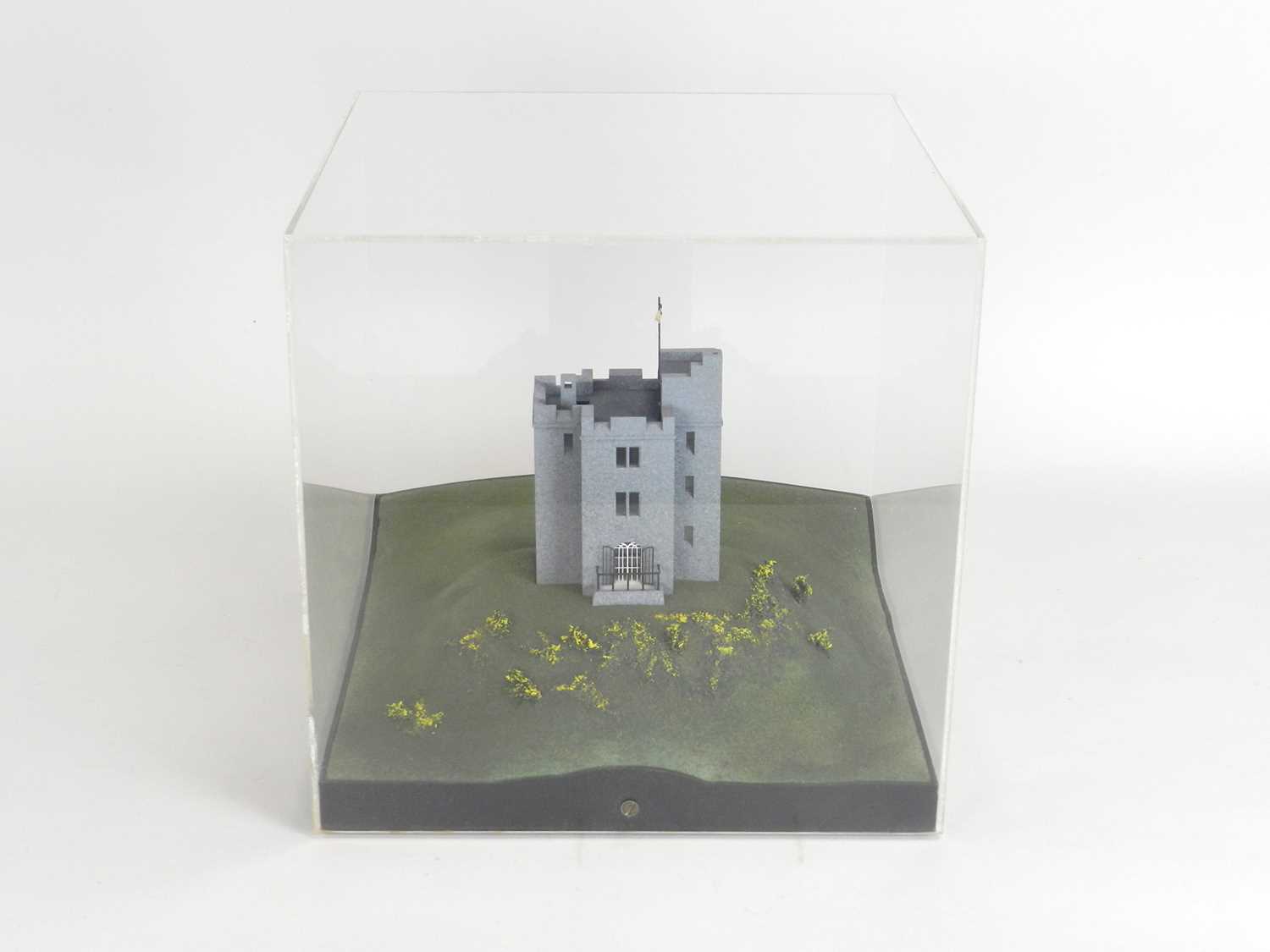 Lot 231 - A scale model of Castell Gyrn, Ruthin, North...
