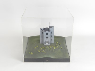 Lot 231 - A scale model of Castell Gyrn, Ruthin, North...