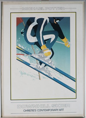 Lot 42 - Michael W Potter (b.1955) Downhill Skier