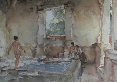 Lot 115 - William Russell Flint (Scottish 1891-1963) Ladies Bathing