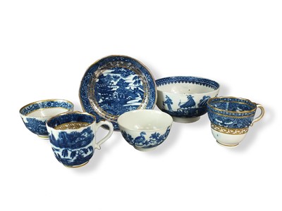 Lot 158 - A group of Caughley porcelain, circa 1785