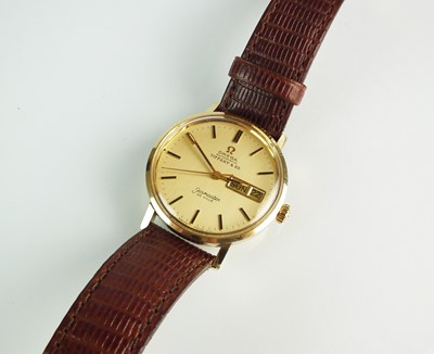 Lot 167 - A Gentleman's yellow gold Omega Seamaster De Ville automatic wristwatch