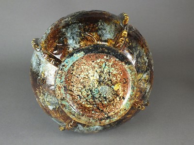 Lot 206 - An unusual Royal Worcester Aesthetic Movement vase