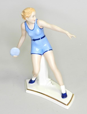 Lot 179 - Royal Dux Discus Thrower