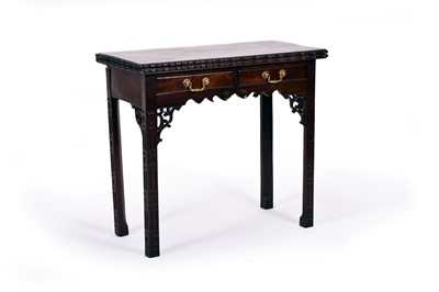 Lot 441 - An early George III, Chippendale style, mahogany tea table