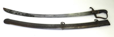 Lot 204 - 1796 Light Cavalry Officer's sabre