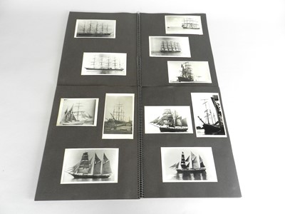 Lot 235 - A collection of ‘tall ships’ photographs to two albums