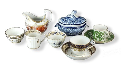 Lot 191 - A group of Caughley, Coalport and Worcester