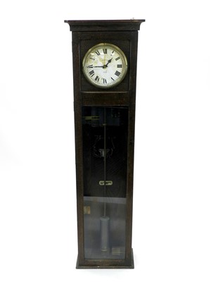 Lot 267 - A Magneta, London, electric wall clock, the...