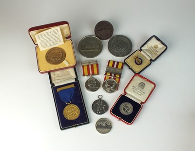 Lot 94 - A large collection of silver, cupro-nickel, white metal and bronze nursing medals