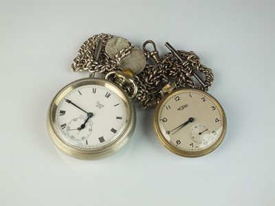 Lot 52 - Two silver plated watches