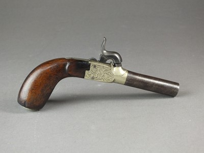Lot 238 - Belgian percussion pistol, 19th century