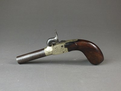 Lot 238 - Belgian percussion pistol, 19th century