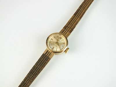 Lot 56 - A ladies 9ct gold Rolex Precision bracelet watch