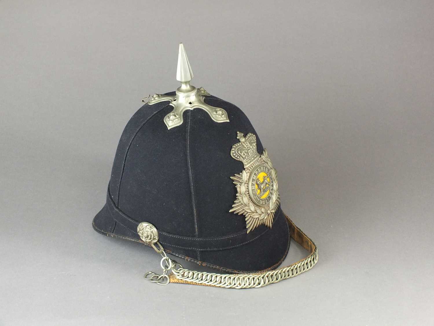 Lot 240 - Victorian 3rd Volunteer Battalion Home Service Helmet (Hampshire)