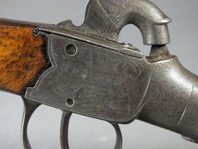 Lot 242 - 19th-century percussion pocket pistol