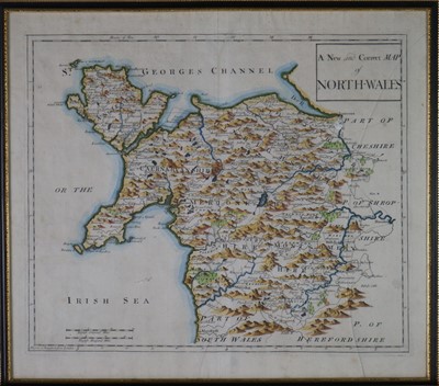 Lot 77 - Two Maps of Chester and North Wales