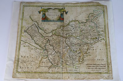 Lot 77 - Two Maps of Chester and North Wales