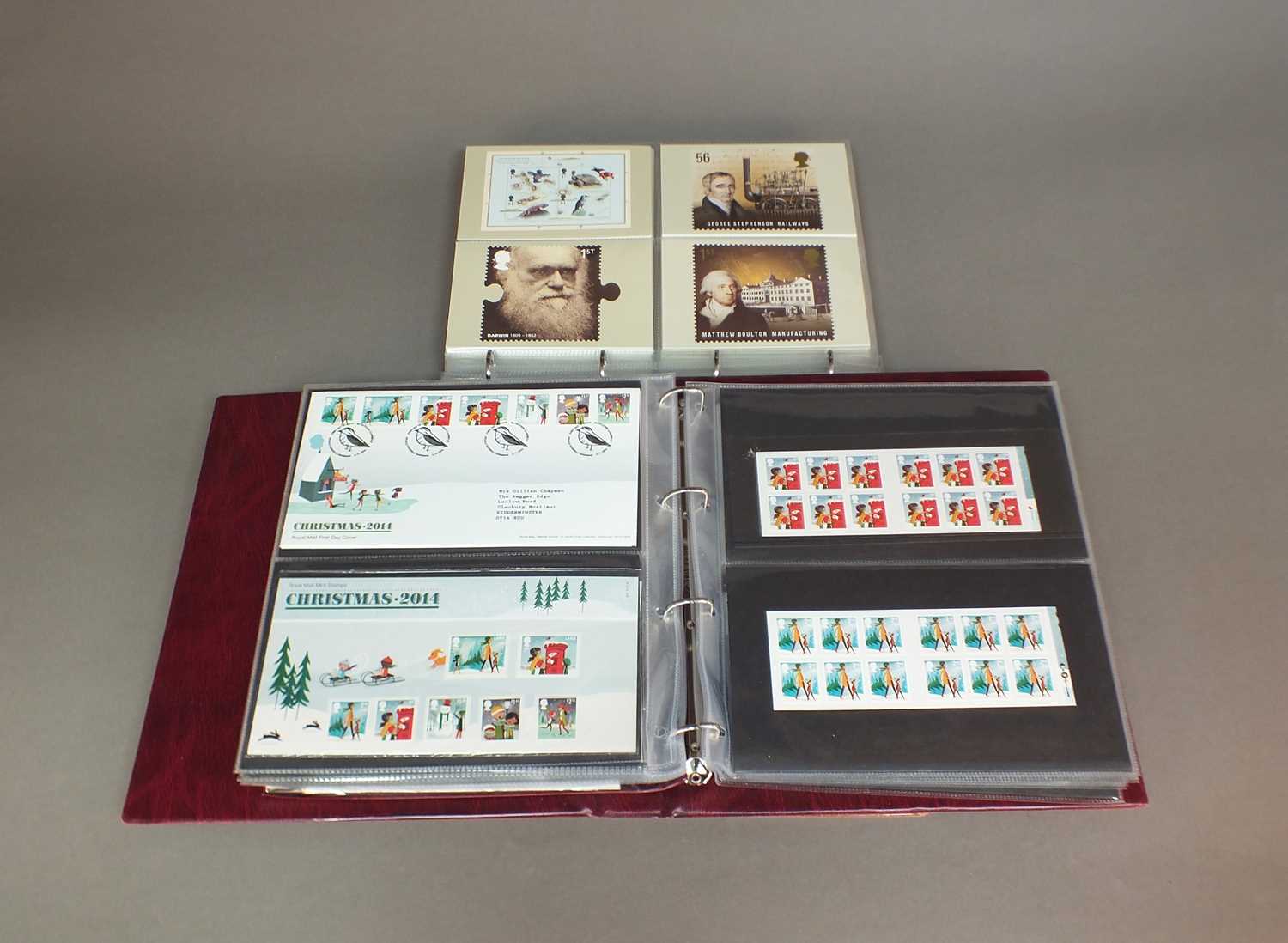 Lot 46 - A collection of stamp albums