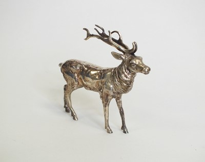 Lot 9 - A continental model of a standing stag