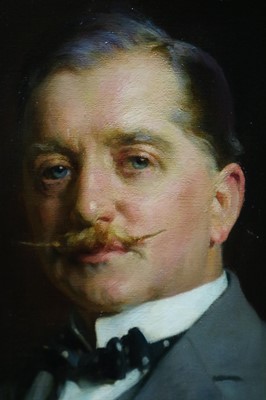 Lot 114 - A.T. Nowell (1862-1940) Portrait of Edwin Richard Balding Esq