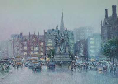 Lot 104 - Bob Richardson (British b.1938) Albert Square, Manchester